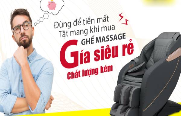 Ăn tết xong ghế massage giá rẻ hỏng như ngả rạ | Vì sao ?